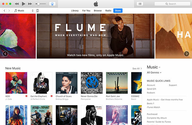 iTunes ל- Mac