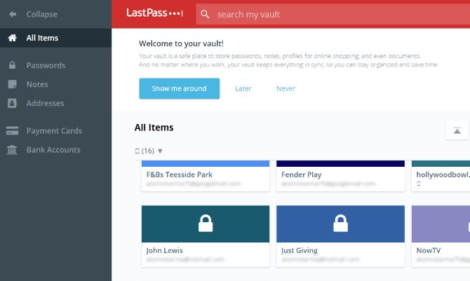 מנהל הסיסמאות של LastPass