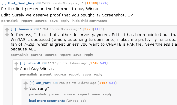 אהבה היא עיוורת, באטמן, ווינר ועוד [Best of Reddit] reddit100 dollars