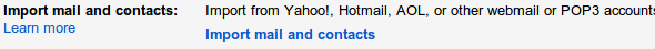לייבא הודעות דוא" ל ישנות של gmail gmail