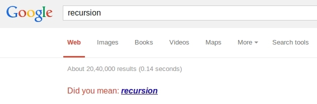 Google-Easter-ביצה-רקורסיה