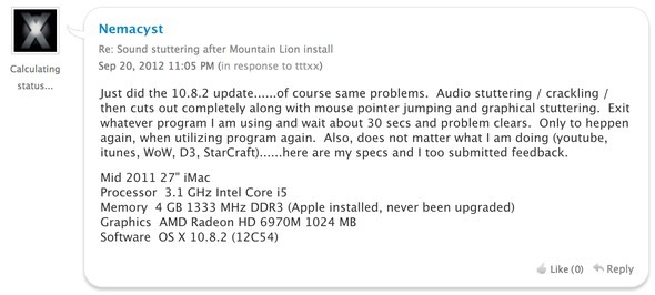 OS X Mountain Lion הוא רחוק מלהיות מושלם ולשם כך נשמע 1082 xn
