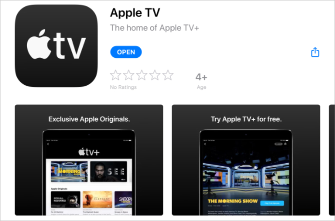 Apple TV בחנות האפליקציות