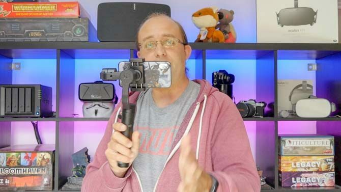 Yi Smartphone Gimbal: קטעי משי חלקים, אך יכול להיות טובים יותר במצב נעילת סטייבל גימבל 670x377