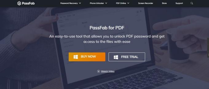 מסיר סיסמאות PDF של PassFab