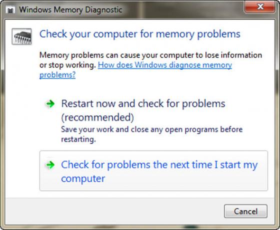 5 כלי מערכת חיוניים על כל משתמש Windows לדעת על הפעלה מחדש של אבחון זיכרון של חלונות