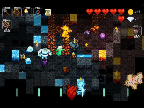 קריפטה של ​​necrodancer ios roguelike