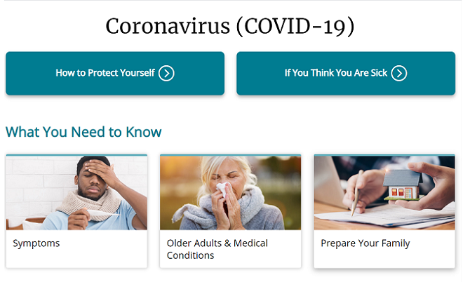 מידע על נגיף הקורונה של cdc covid-19