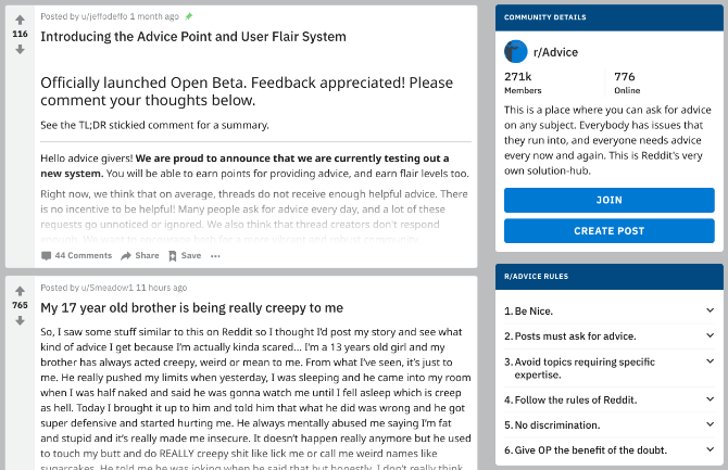הטוב ביותר לסרטוני reddit עדיפים לבקש עצות בכל נושא
